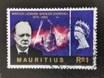 Mauritius 1966 - Winston Churchill en Koningin Elisabeth II, Postzegels en Munten, Ophalen of Verzenden, Overige landen, Gestempeld