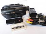 Sony Handycam video Hi8 CCD--TR780E PAL, stroomadapter, Camera, Hi 8, Ophalen of Verzenden