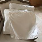 Housses coussins blanc, Maison & Meubles, Accessoires pour la Maison | Coussins, Comme neuf, Enlèvement ou Envoi, Blanc