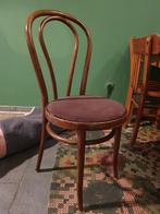 Thonet stijl stoel vintage, Ophalen, Hout, Gebruikt, Bruin