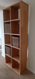 Boekenrek teak ethnicraft 2.10 op 65 breed. 35 diep, Huis en Inrichting, Ophalen, Zo goed als nieuw