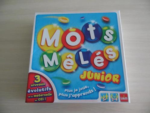 MOTS MÊLÈS JUNIOR       GOLIATH, Kinderen en Baby's, Speelgoed | Educatief en Creatief, Zo goed als nieuw, Taal en Lezen, Ontdekken