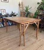 Vintage Houten Eettafel, Huis en Inrichting, Ophalen, Gebruikt, 50 tot 100 cm, 150 tot 200 cm