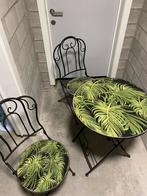 Gietijzeren tuinset., Tuin en Terras, Ophalen, Gebruikt, Overige materialen, Tuinset