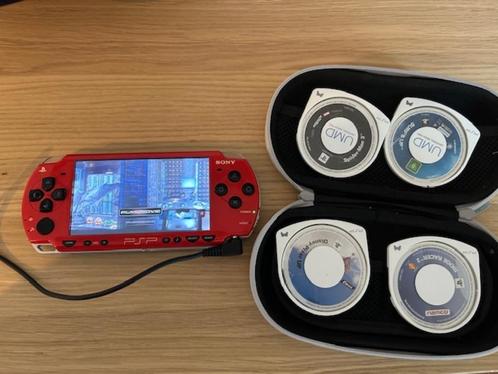 psp spelconsole limited edition spiderman, Games en Spelcomputers, Spelcomputers | Sony PSP, Zo goed als nieuw, PSP, Overige kleuren