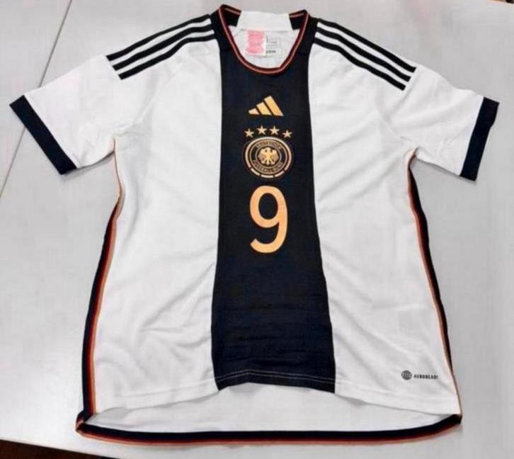 Duitsland 2022-2023 Germany thuis shirt Fullkrug 9 - 164, Sport en Fitness, Voetbal, Zo goed als nieuw, Shirt, Ophalen of Verzenden
