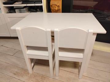 kindertafel met 2 stoelen Ikea Sundvik, Kinderen en Baby's, Ophalen, Gebruikt, Tafel(s) en Stoel(en)
