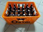 Bac orval avec vidange, Verzamelen, Biermerken, Ophalen of Verzenden, Zo goed als nieuw