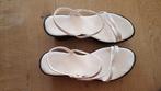 Witte sandalen, Wit, Sige, Zo goed als nieuw, Sandalen of Muiltjes