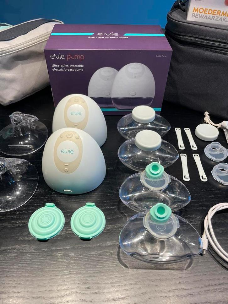 Elvie dubbele borstkolf / double breast pump, Enfants & Bébés, Aliments pour bébé & Accessoires, Utilisé, Tire-lait, Enlèvement