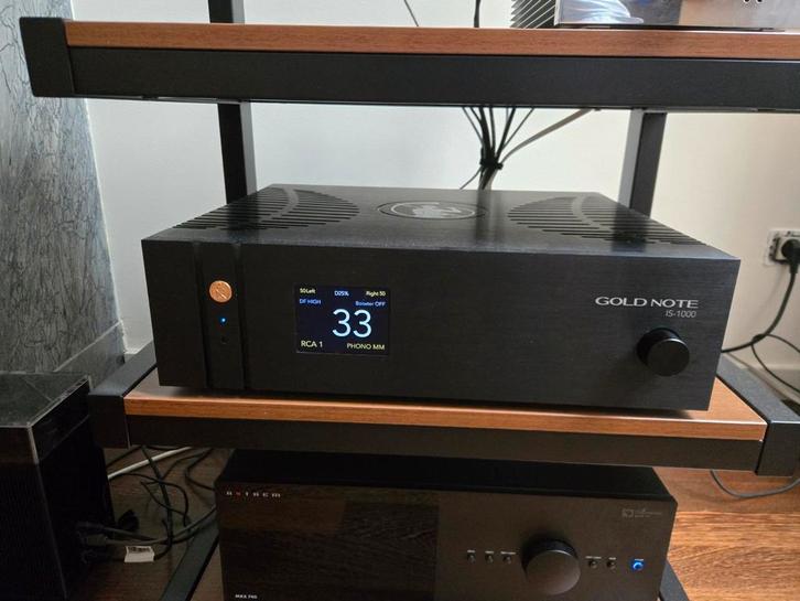 Amplifier Gold Note Is 1000 deluxe, streaming + phono preamp, Audio, Tv en Foto, Versterkers en Ontvangers