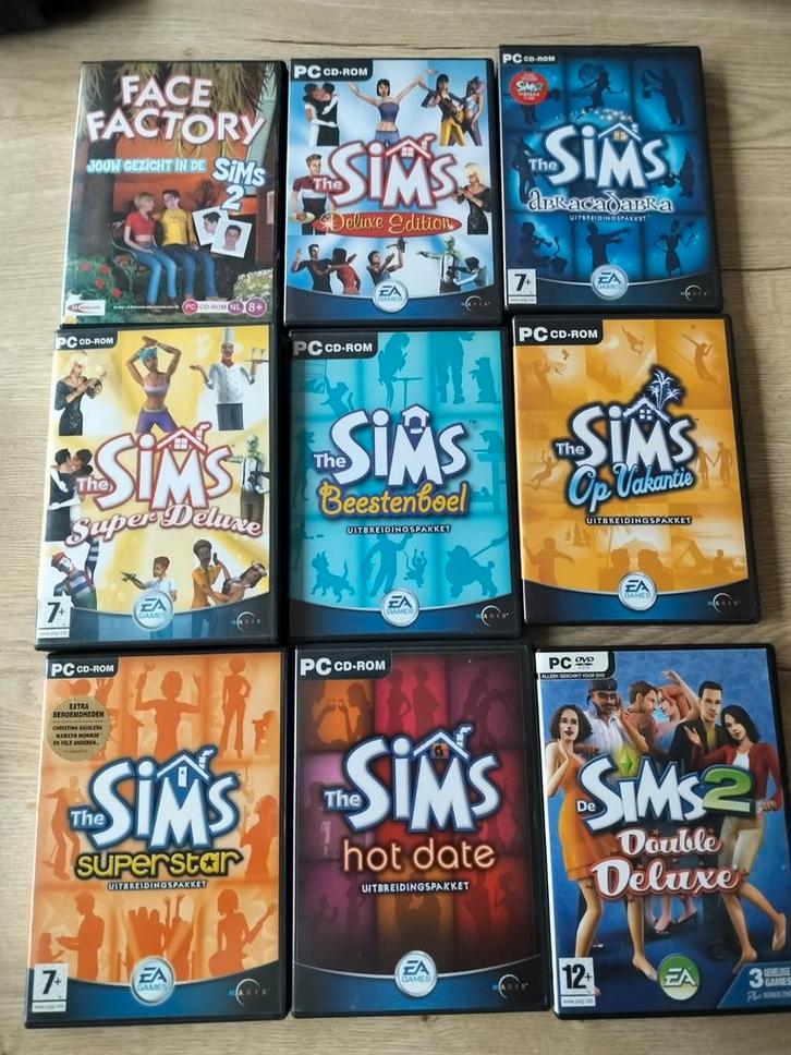The Sims divers titels, Games en Spelcomputers, Games | Pc, Zo goed als nieuw, Ophalen of Verzenden