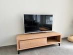 TV meubel XOOON - Volledig in vol eikenhout - met lade, Enlèvement, Comme neuf, Chêne, Modern