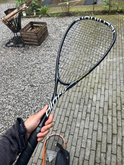 Tecnifibre Black squash raket, Sport en Fitness, Squash, Gebruikt, Racket, Ophalen
