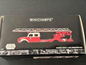 Minichamps Magirus Deutz S 6500 Drehleiter DL 30 beschikbaar voor biedingen
