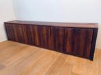 Vintage palissander dressoir, Ophalen, Gebruikt, Met deur(en), 200 cm of meer