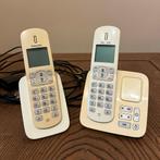 Philips telefoon met 2 draadloze handsets, Ophalen, Gebruikt, 2 handsets