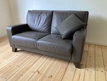 Zetel 2-zit, leder, Italiaans beschikbaar voor biedingen