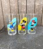 Set van 3 autenthieke Disneyglazen in perfecte staat, Ophalen of Verzenden, Zo goed als nieuw