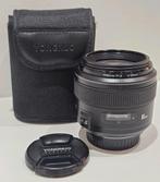 Objectif portrait Yongnuo 85 mm AF pour Canon EF, TV, Hi-fi & Vidéo, Enlèvement ou Envoi, Comme neuf, Lentille standard