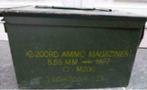 metalen ammunition box S.C.F. 30 x 18 x 15 cm, Verzamelen, Militaria | Algemeen, Ophalen of Verzenden, Overige soorten, Kist of Geocache