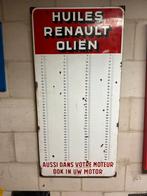 Renault oliën emaille plaat, Antiek en Kunst, Antiek | Email, Ophalen of Verzenden