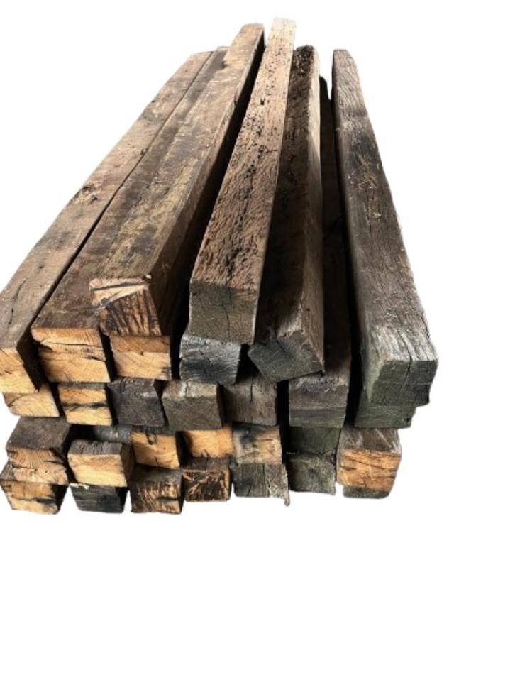oude eiken balken, Doe-het-zelf en Bouw, Hout en Planken, Gebruikt, Balk, Eiken, 200 tot 250 cm, 50 mm of meer, Ophalen