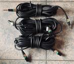 Set van 3x 10 m professionele XLR- en Jack-kabels, Ophalen of Verzenden, Nieuw