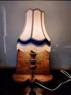 Tafel / bureau lamp, Ophalen, Gebruikt, Hout, 50 tot 75 cm