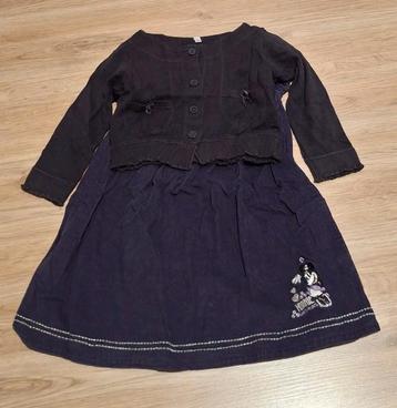 Jurkje met bijpassend giletje maatje 98 beschikbaar voor biedingen