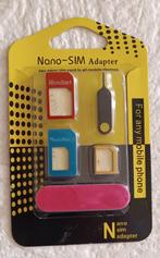 Nano-SIM Adapter, Telecommunicatie, Prepaidkaarten en Simkaarten, Verzenden, Nieuw