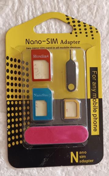 Nano-SIM Adapter, Télécoms, Envoi, Neuf