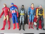 5 action men figures heroes Batman Superman Captain America, Kinderen en Baby's, Speelgoed | Actiefiguren, Verzenden, Zo goed als nieuw