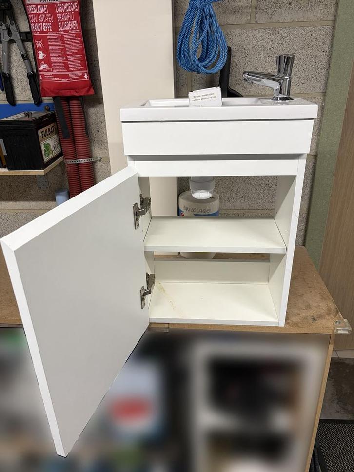 Meuble lave main, Bricolage & Construction, Sanitaire, Comme neuf, Lavabo, Enlèvement