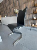 Zwarte lederen stoelen, Ophalen, Zo goed als nieuw