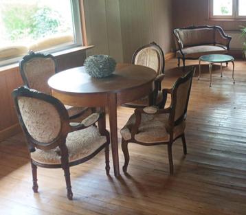 Prachtige zitbank +4 zetels Louis xv -stijl/Perfecte staat!! beschikbaar voor biedingen