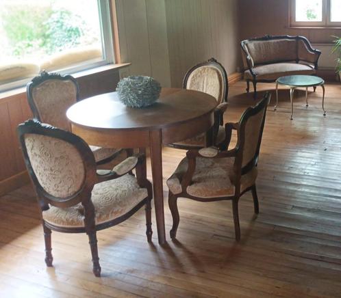 Prachtige zitbank +4 zetels Louis xv -stijl/Perfecte staat!!, Antiek en Kunst, Antiek | Meubels | Stoelen en Sofa's, Ophalen