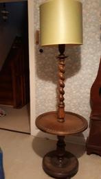 Ancien lampadaire table, Enlèvement, Utilisé, Bois