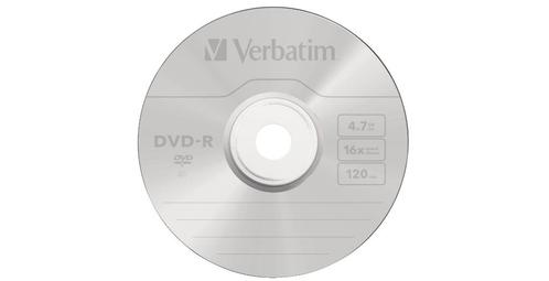 Verbatim DVD-R 4.7 GB / 42 schijven, Computers en Software, Beschrijfbare discs, Nieuw, Dvd, Ophalen of Verzenden
