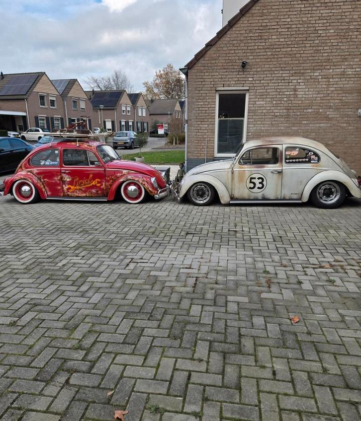 Mooie rode blikvanger.  Dikke retro kever, Auto's, Oldtimers, Particulier, Ophalen