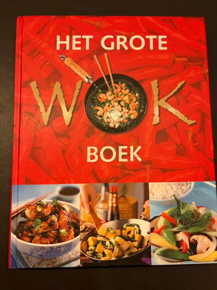 Het grote wokboek, Livres, Livres de cuisine, Comme neuf, Plat principal, Asie et Oriental, Enlèvement ou Envoi