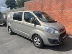 FORD CUSTOM 20TDCI 6 vit 170 Pk 125 Kw  DUBBEL CABIN 08/2017, Auto's, Bestelwagens en Lichte vracht, Stof, 1995 cc, 2800 kg, Particulier