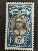Frans Oceanië 1922 - Tahitiaanse vrouw, Ophalen of Verzenden, Postfris
