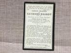 Soldaat WOI R.Brandt Knesselare gesneuveld te Werchter 1914, Verzamelen, Bidprentjes en Rouwkaarten, Verzenden, Bidprentje