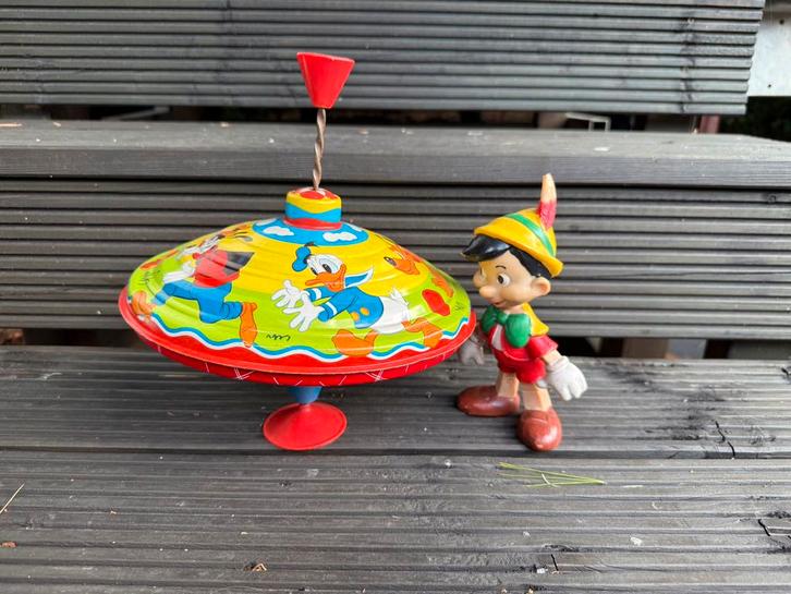 Grote blikken Walt Disney Bromtol - made in W-Germany, Antiek en Kunst, Antiek | Speelgoed, Ophalen of Verzenden