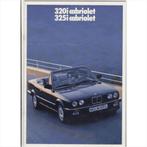 BMW 3 serie 320i 325i Cabriolet Brochure 1987 #1 Frans, BMW, Utilisé, Enlèvement ou Envoi