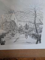 Potlood tekening, Antiek en Kunst, Ophalen