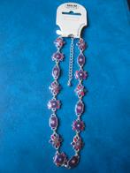 Collier à maillons violets (NOUVEAU), Bijoux, Sacs & Beauté, Colliers, Enlèvement ou Envoi, Neuf, Violet, Autres matériaux