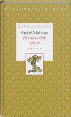 Te Koop Boek HET MENSELIJK TEKORT André Malraux, Boeken, Filosofie, Ophalen of Verzenden, Zo goed als nieuw, André Malraux, Overige onderwerpen