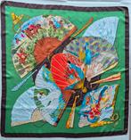 Hermès vintage carré foulard 100 % zijde, Ophalen of Verzenden, Gedragen